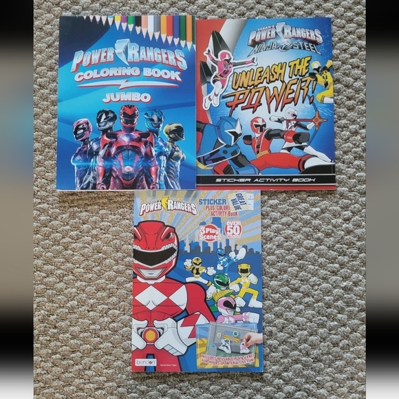 Power Ranger | Other | Power Rangers Coloring Book And Activity Books ...